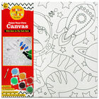 Paint Your Own Canvas with Glow-in-the-Dark Paint: Dinosaur image number 1