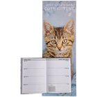 Cute Kittens Slim Calendar and A6 Diary Set 2027 image number 2