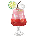 37 Inch Gin Fizz Super Shape Helium Balloon image number 1