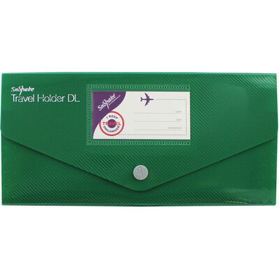 Snopake Fusion Travel Holder Wallet - Green image number 1
