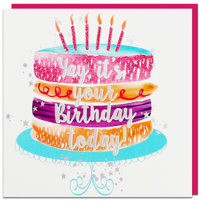 Layered Cake Birthday Card image number 1