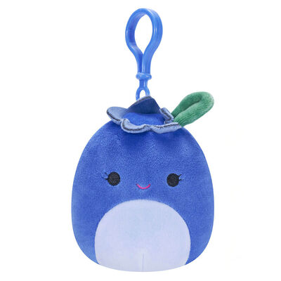 Squishmallows Clip On Plush: Bluby the Blueberry image number 1