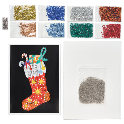 Christmas Sequin Craft Kit: Stocking image number 2