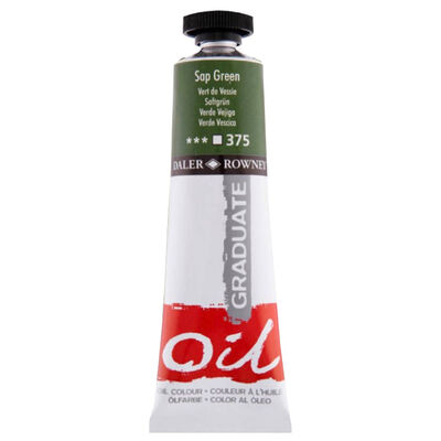 Daler Rowney Graduate Oil Paint Sap Green 38ml image number 1