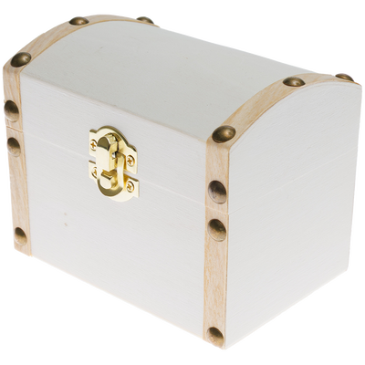 Rustic Rectangle Wooden Box image number 1