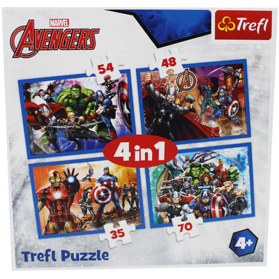 Avengers 4-in-1 Jigsaw Puzzle Set image number 2