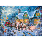 Reindeer Cottage 500 Piece Jigsaw Puzzle image number 2