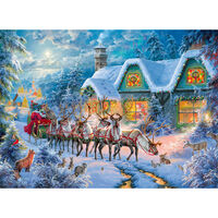 Reindeer Cottage 500 Piece Jigsaw Puzzle