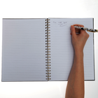 A4 Wiro Black Animal Print Notebook image number 3