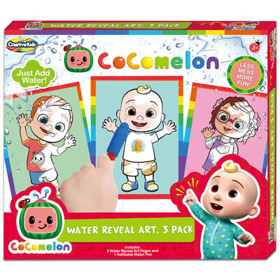 Cocomelon Water Reveal Art: Pack of 3 From 0.50 GBP | The Works