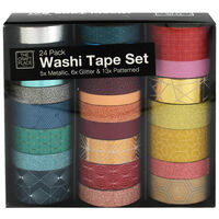 Washi Tape Set: Pack of 24