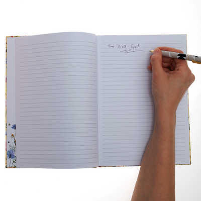 B5 Casebound Yellow Wildflower Notebook image number 3