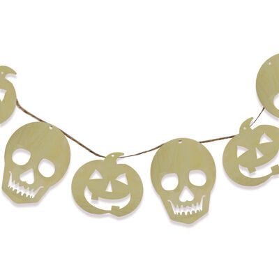 Halloween Wooden Garland image number 2