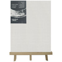 Crawford & Black Stretched Canvas with Easel: 9 x 12 Inches