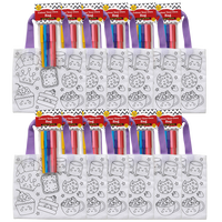 Colour Your Own Cute Food Bag: Pack of 12