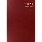 A4 2020 Red Day a Page Diary image number 1