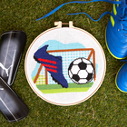 Simply Make: Football Cross Stitch Craft Kit image number 2