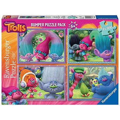 Trolls Pink Bump Pack 4x100pc image number 1