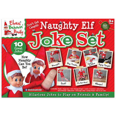 Naughty Elf Jokes Set image number 1