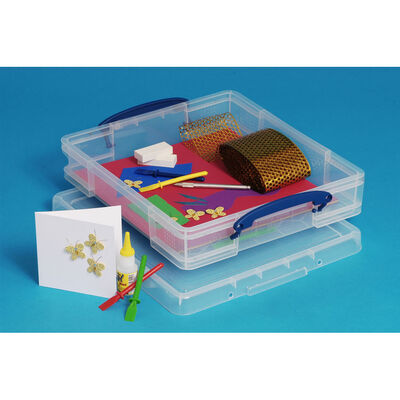 Really Useful 7 Litre Clear Plastic Storage Box image number 2
