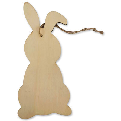 Plain Wooden Easter Bunny image number 2