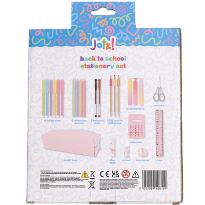 Jotz! Back to School Stationery Set: 27 Piece Pastel Set image number 3