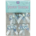 Blue Dummy Clear Favour Boxes - 6 Pack image number 1