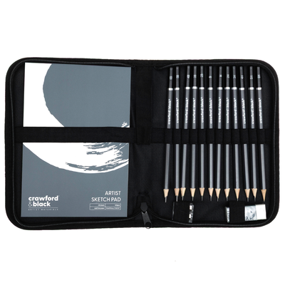 Crawford & Black Travel Sketch Set: 16 Piece Set image number 2