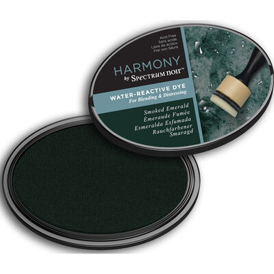 Harmony by Spectrum Noir Water Reactive Dye Inkpad - Smoked Emerald image number 3
