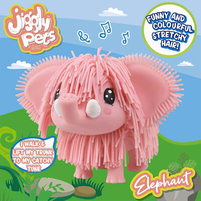 Jiggly Pets Elephant: Pink image number 3