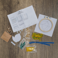 Make Your Own Beaded Lemon Charm Keyring Kit