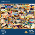 UK Postcards 1000 Piece Jigsaw Puzzle image number 1