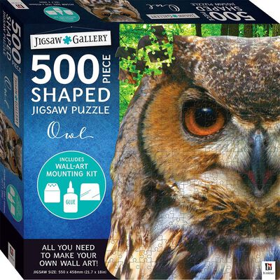 Owl Shaped 500 Piece Jigsaw Puzzle image number 1