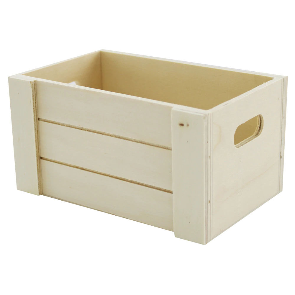 Mini Wooden Crate Hamper From 2.00 GBP | The Works