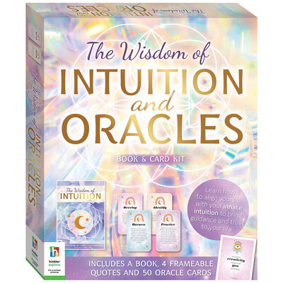 The Wisdom of Intuition and Oracles Book & Card Kit image number 1