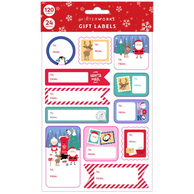 Gift Label Stickers: Pack of 120 image number 1
