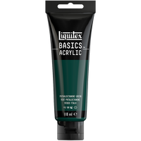 Liquitex Basics Acrylic Phthalocyanine Green: 118ml