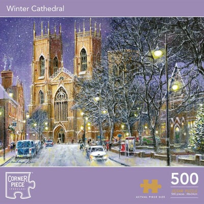Winter Cathedral 500 Piece Jigsaw Puzzle image number 1