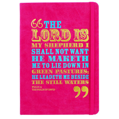 A5 Case Bound PU The Lord is my Shepherd Notebook image number 1