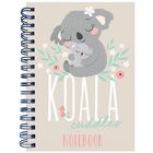 A5 Wiro Koala Cuddles Lined Notebook image number 1
