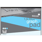 Silvine A3 Graph Paper: 1-5-10mm image number 1