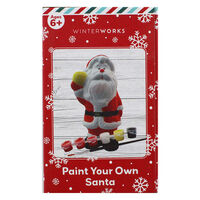 Paint Your Own Ceramic Santa