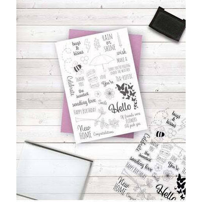 Crafters Companion Clear Acrylic Stamps - Sweet Florals image number 3