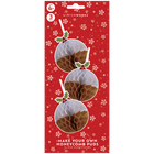 Make Your Own Christmas Honeycomb Hanging Puds image number 1