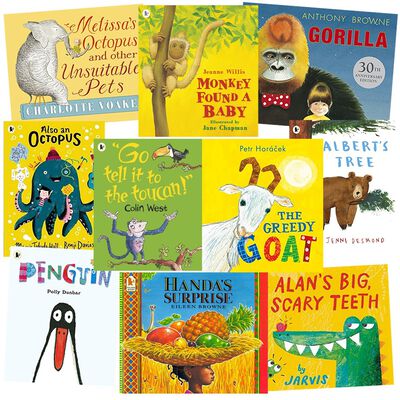 Wild About Animals: 10 Kids Picture Books Bundle By Various |The Works