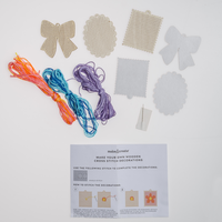 Make Your Own Wooden Cross Stitch Decorations: Pack of 3
