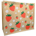 Jute Strawberry Shopper Bag image number 1