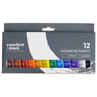 Crawford & Black Gouache Paints: Pack of 12 image number 1