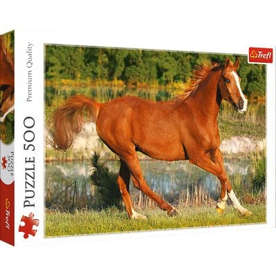 The Beauty Of Gallop 500 Piece Jigsaw Puzzle image number 1