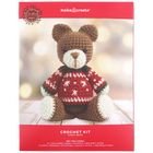 Festive Teddy Crochet Kit image number 1